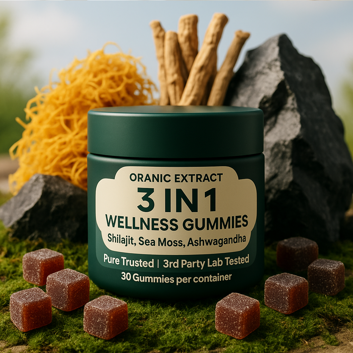 ORANIC EXTRACT® 3-in-1 Wellness Gummies™️