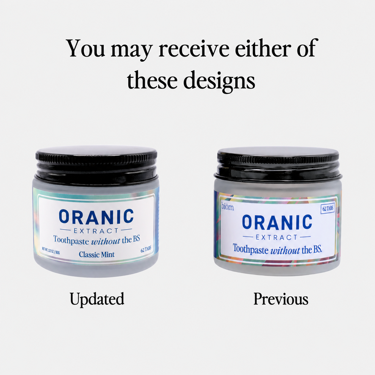Oranic Extract® Toothpaste Tablets