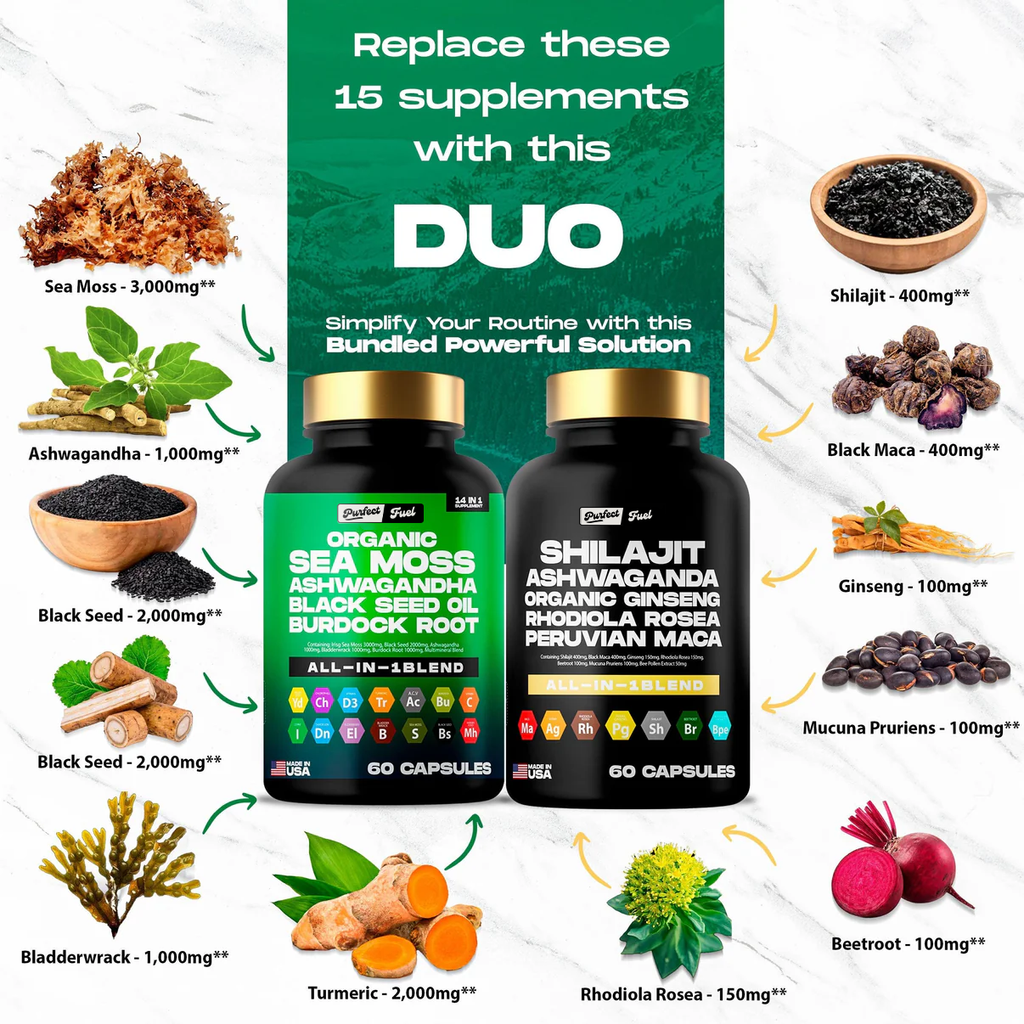 Blend™️ Sea Moss & Shilajit Power Bundle