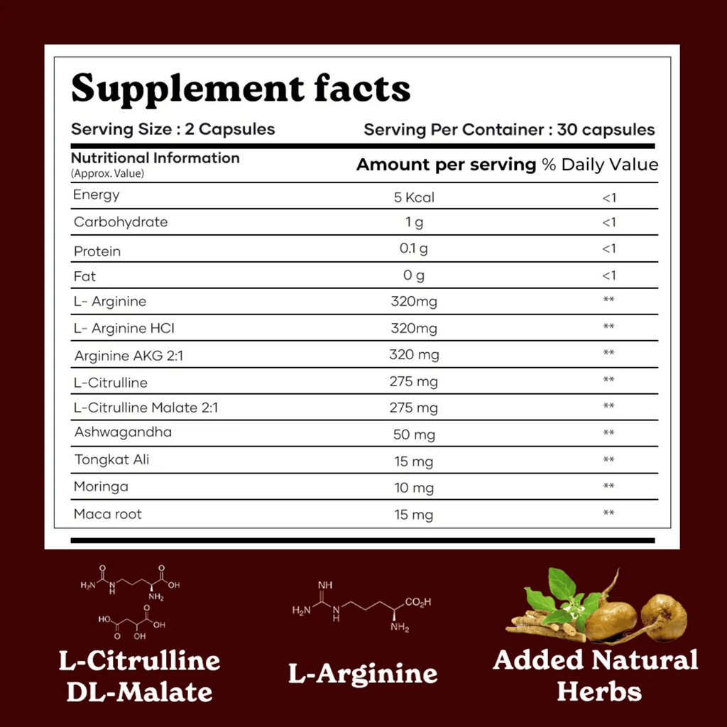 Oranic Extract Nitric Oxide Capsules