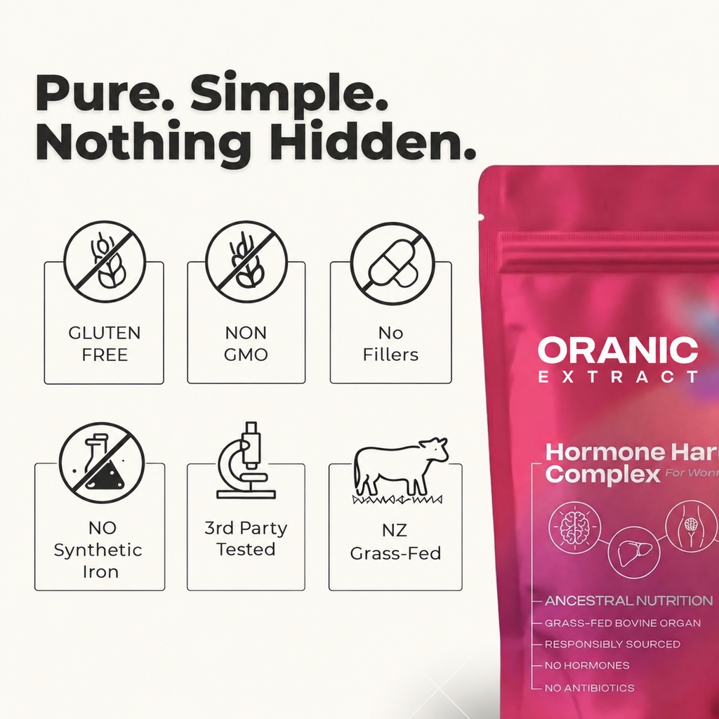 ORANIC EXTRACT® Hormone Harmony - Beef Liver & Organ Capsules