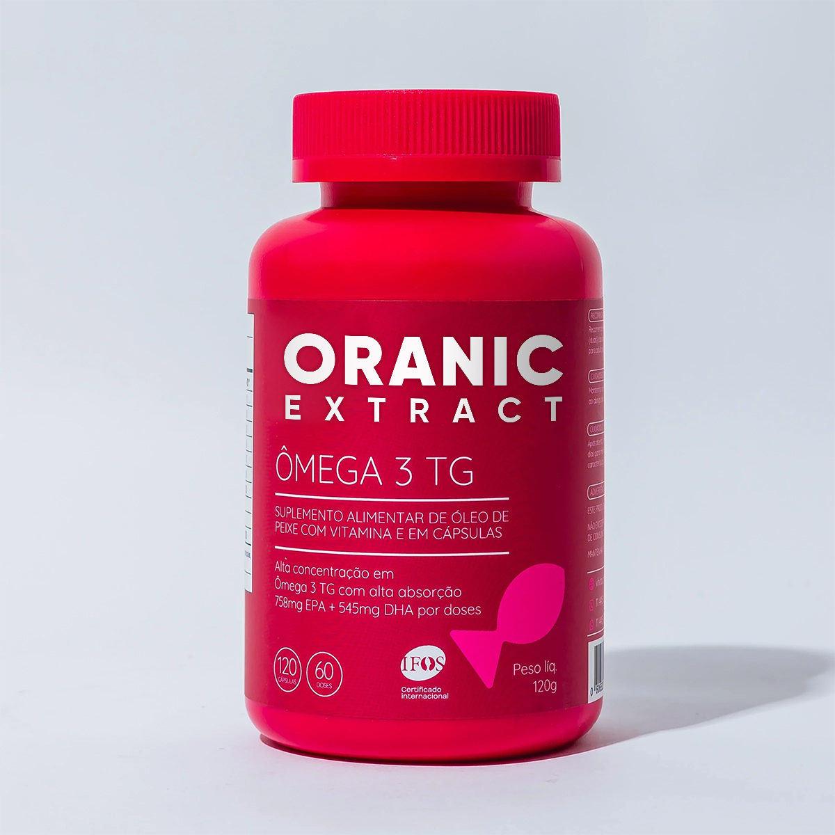 Omega 3 IFOS TG 1000mg rich in EPA, DHA, and Vitamin E