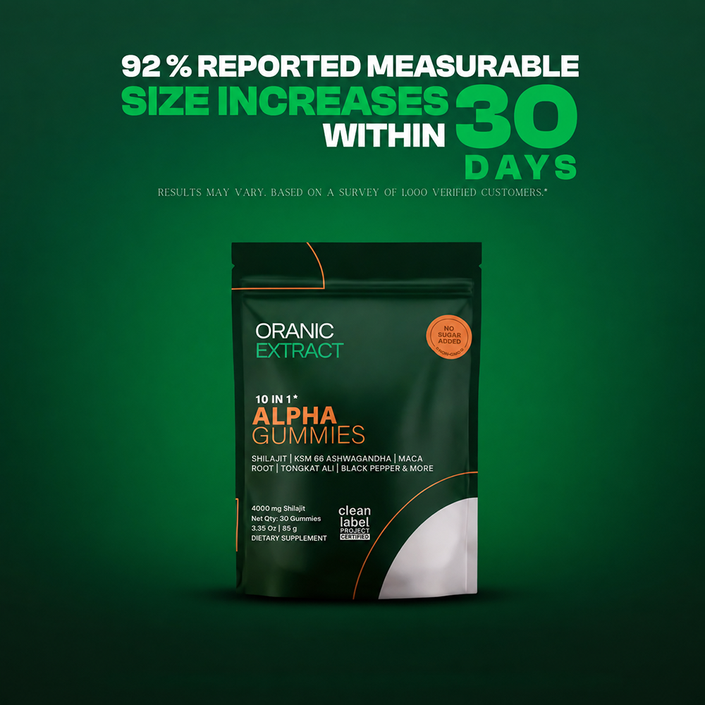 Oranic Extract ™ 10 in 1 Alpha Gummies