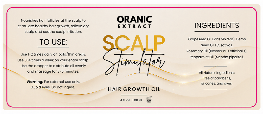 ORANIC EXTRACT® JUMBO Scalp Stimulator