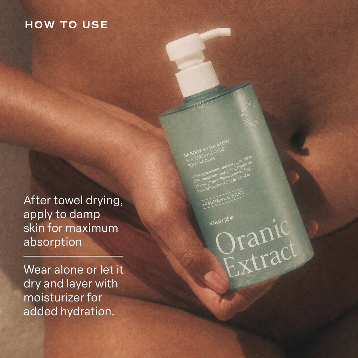 ORANIC EXTRACT® HYALURONIC ACID BODY SERUM