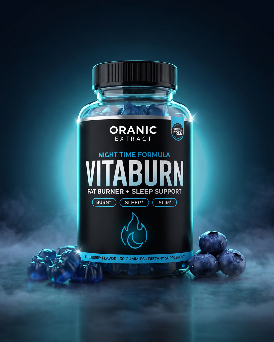 ORANIC EXTRACT® VitaBurn 24-Hour System / Fat Burner Gummies for Men