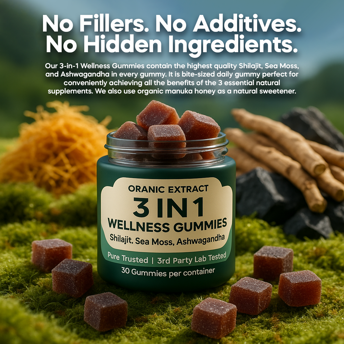 ORANIC EXTRACT® 3-in-1 Wellness Gummies™️