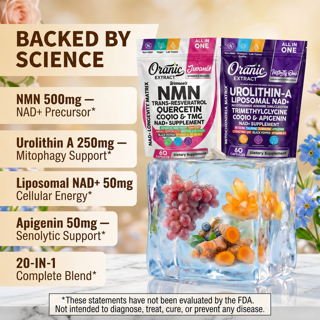 Oranic Extract Glow Up Energy Duo