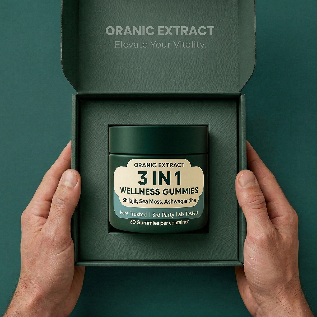 Oranic Extract gummy product detail