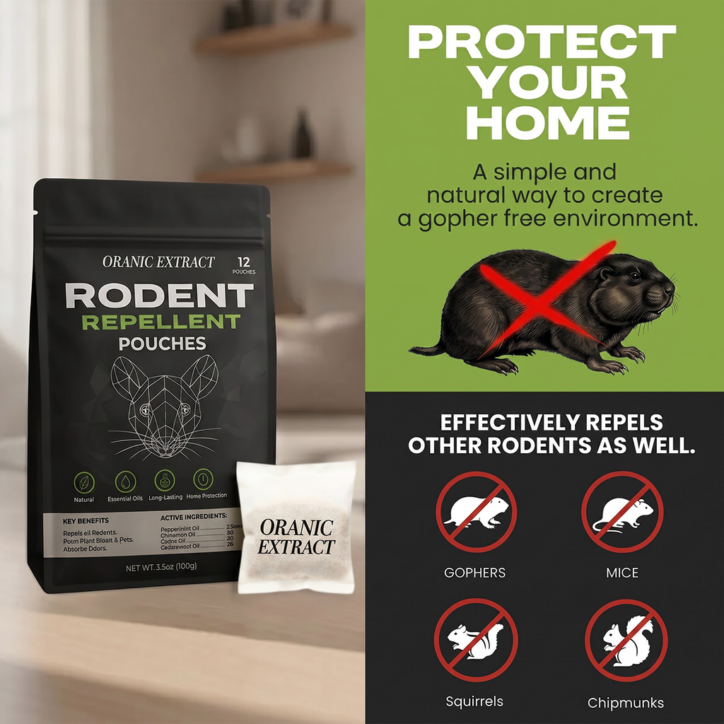 Oranic Extract Gopher Repellent Pouches