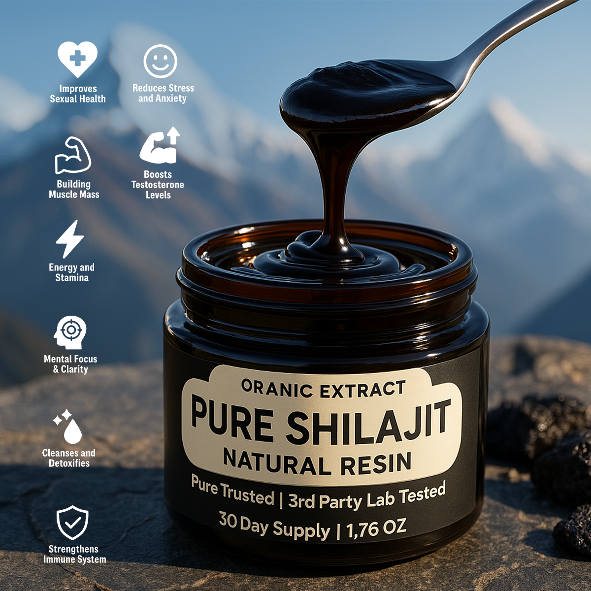 ORANIC EXTRACT® Pure Shilajit - Natural Resin
