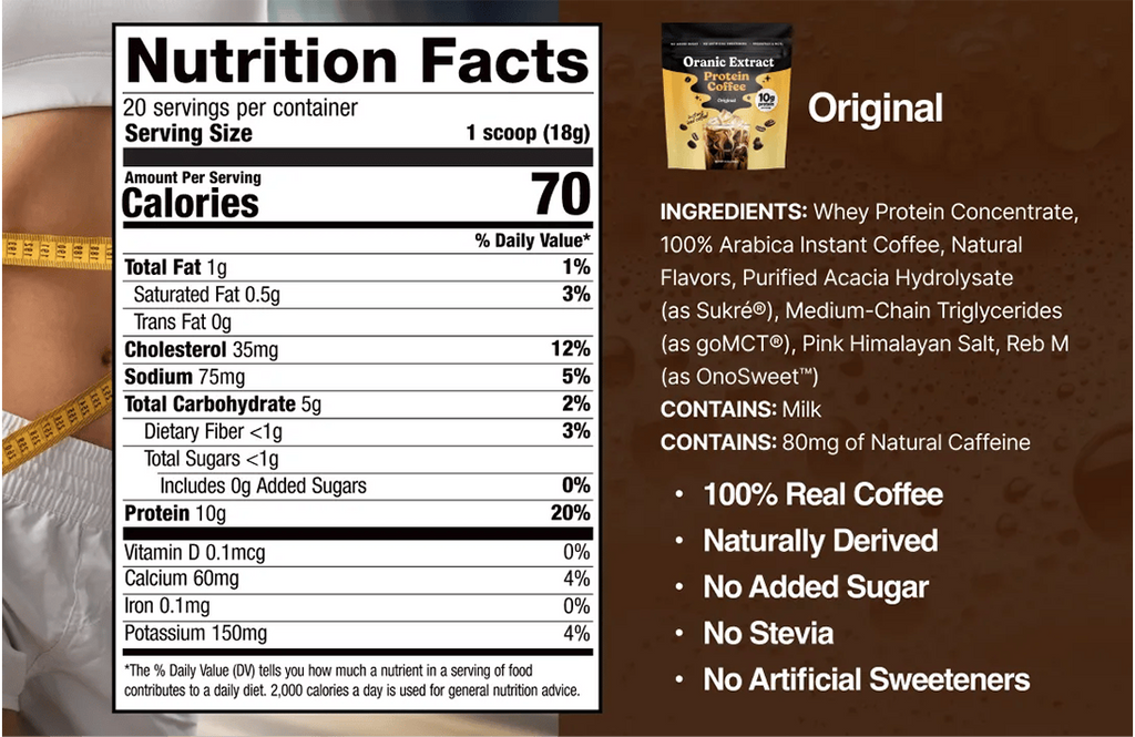 Oranic Extract® Protein Coffee