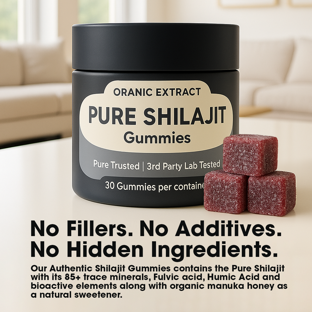 ORANIC EXTRACT® Pure Shilajit Gummies™️