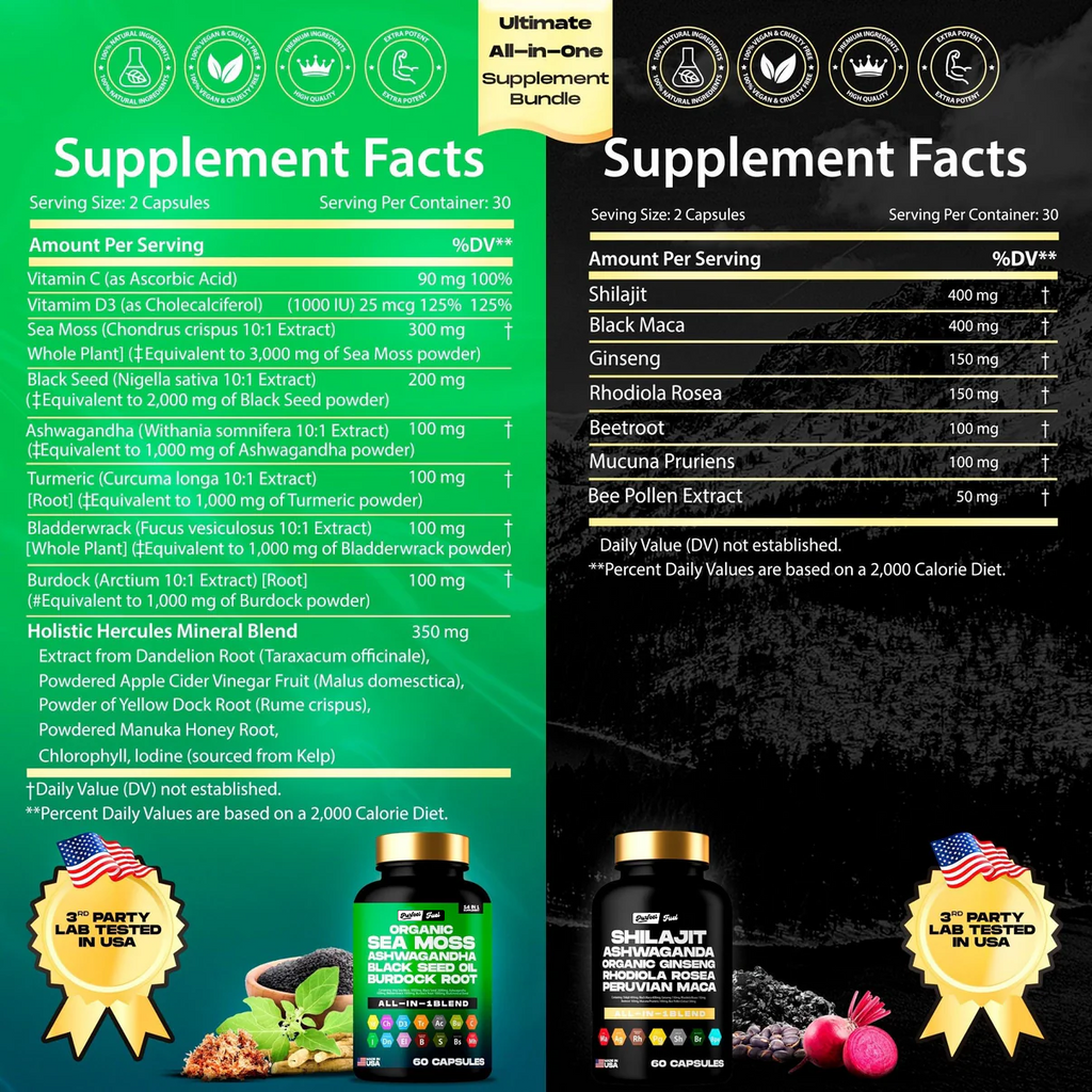 Blend™️ Sea Moss & Shilajit Power Bundle