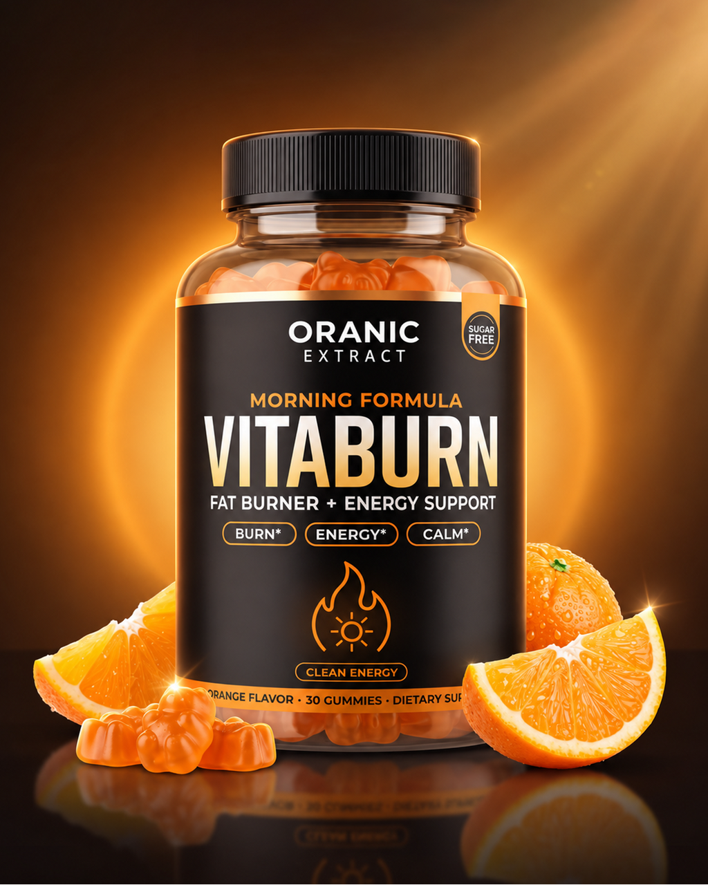 ORANIC EXTRACT® VitaBurn 24-Hour System / Fat Burner Gummies for Men
