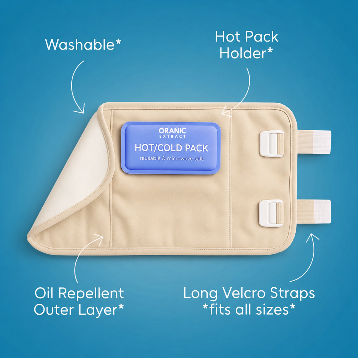 ORANIC EXTRACT® Castor Oil Pack