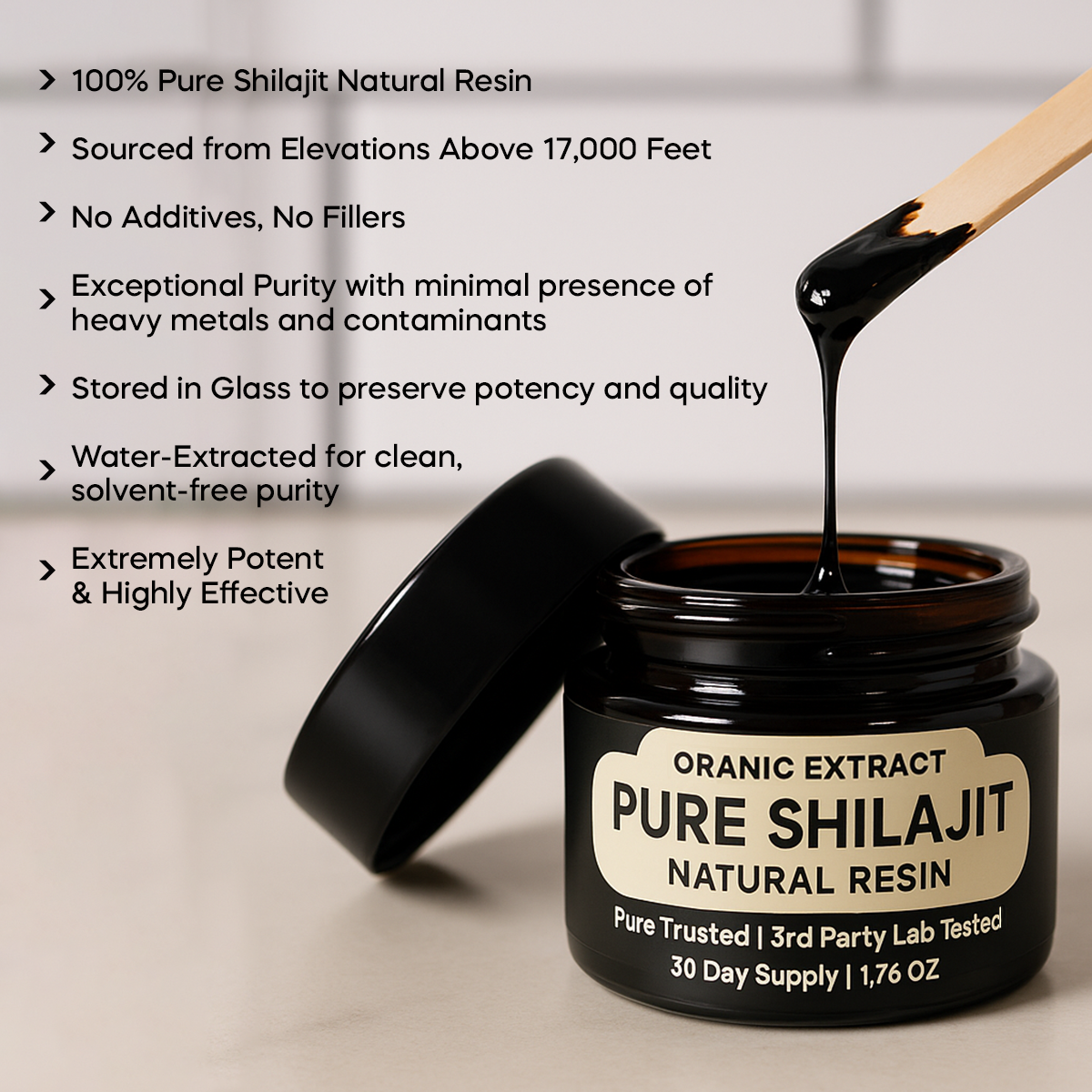 ORANIC EXTRACT® Pure Shilajit - Natural Resin