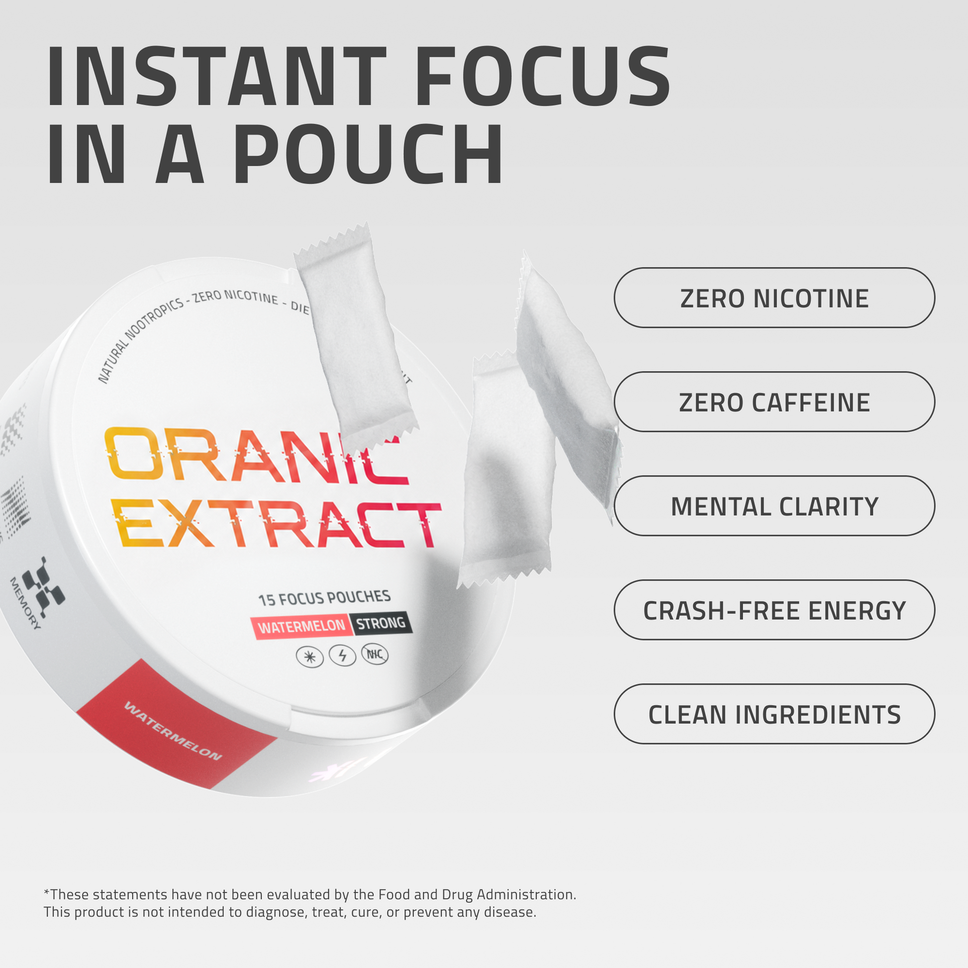 ORANIC EXTRACT® Focus Pouches