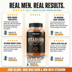 ORANIC EXTRACT® VitaBurn 24-Hour System / Fat Burner Gummies for Men