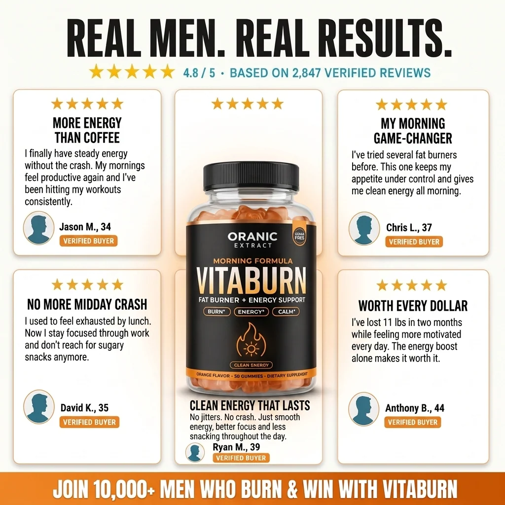 ORANIC EXTRACT® VitaBurn 24-Hour System / Fat Burner Gummies for Men