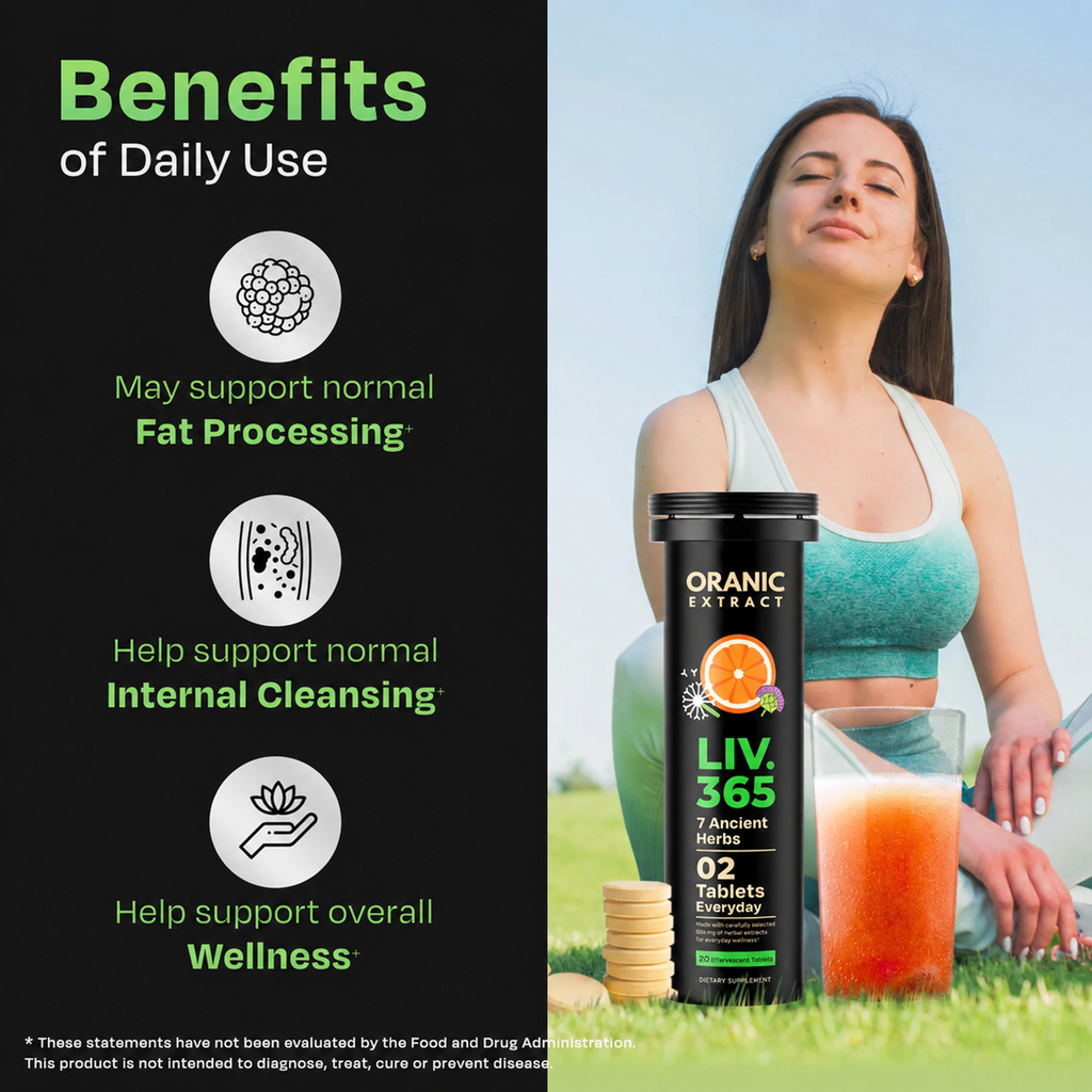 ORANIC EXTRACT® Liv 365 Effervescent Tablets