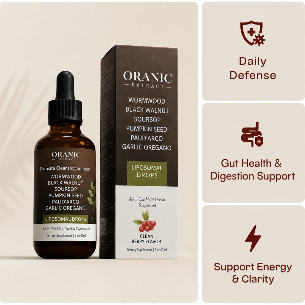 ORANIC EXTRACT® Black Walnut Wormwood Parasite Cleanse
