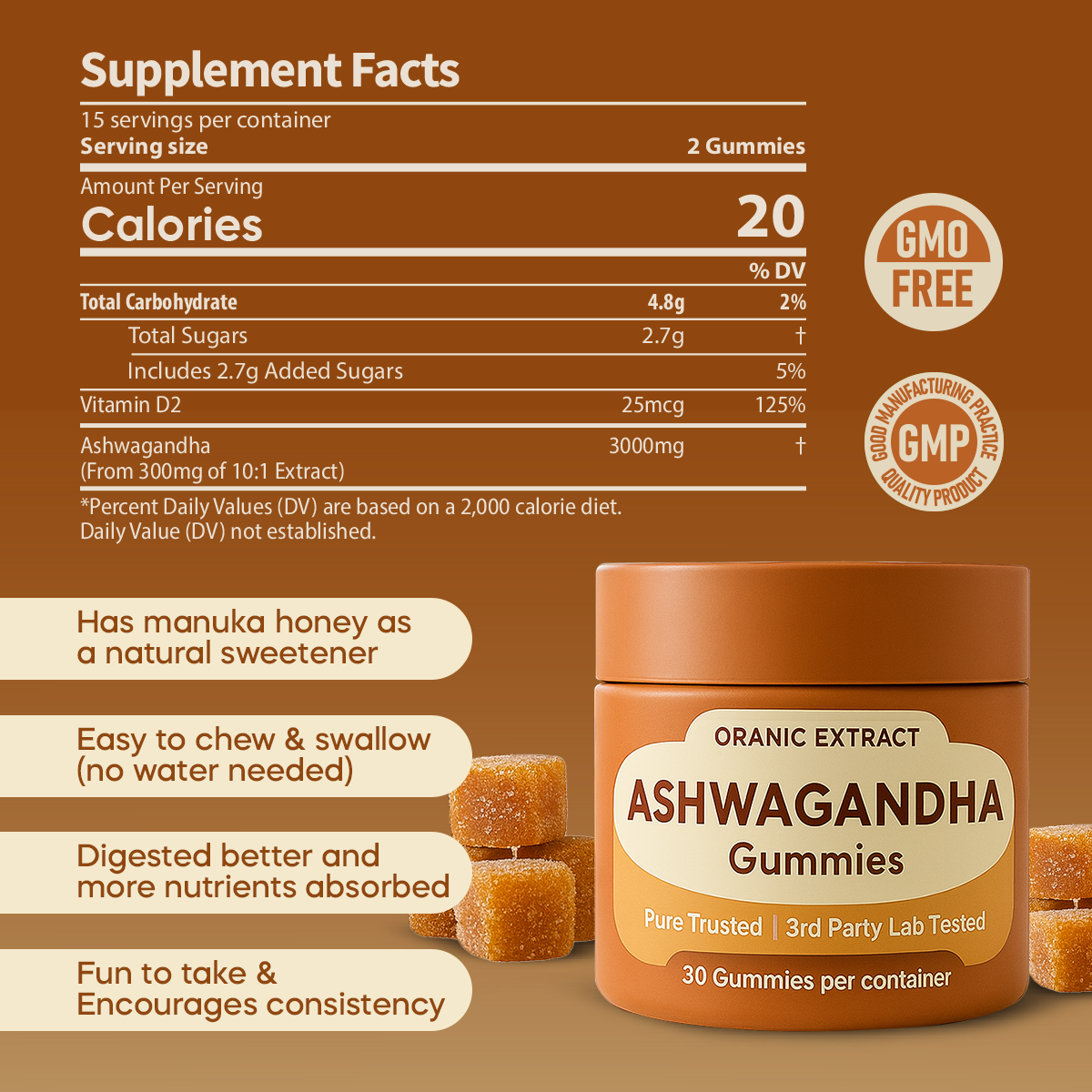 ORANIC EXTRACT®Ashwagandha Gummies