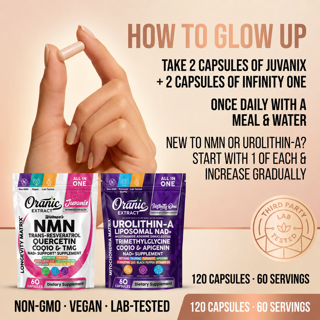 Oranic Extract Glow Up Energy Duo