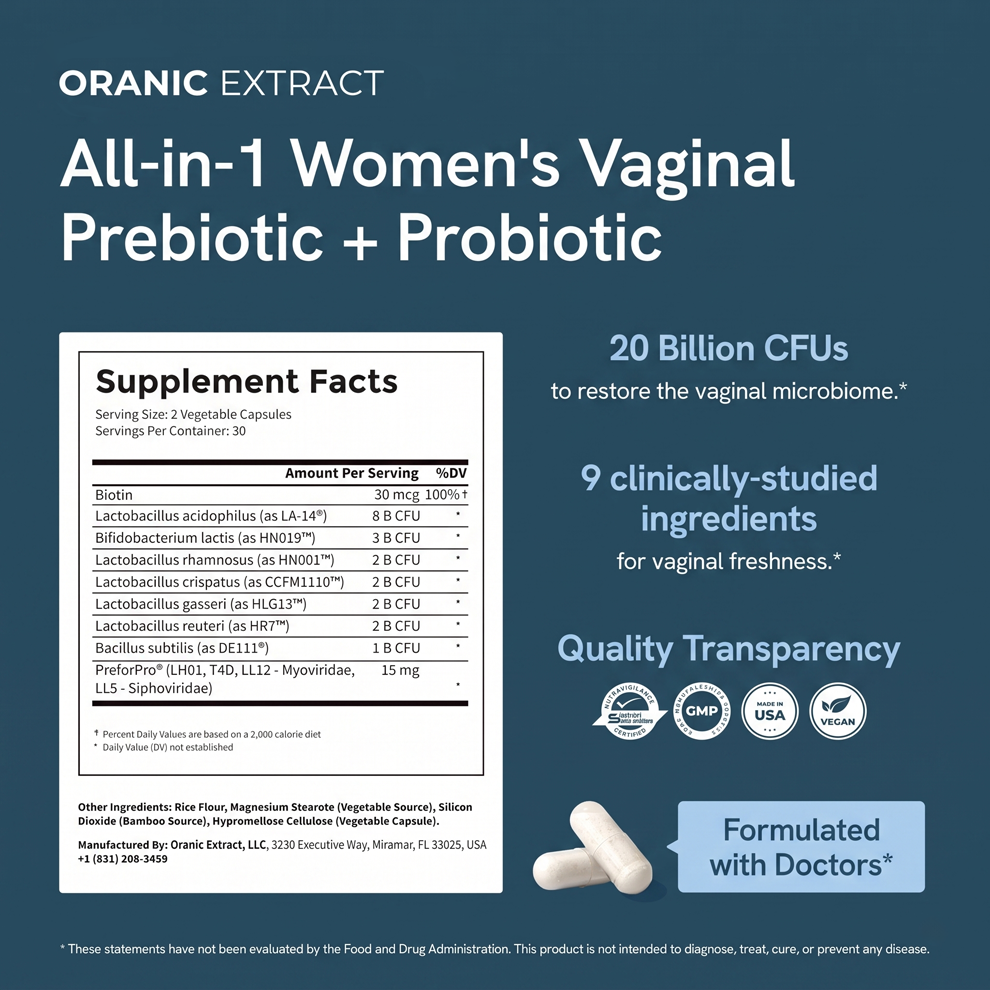 Oranic® Prebiotic + Probiotic