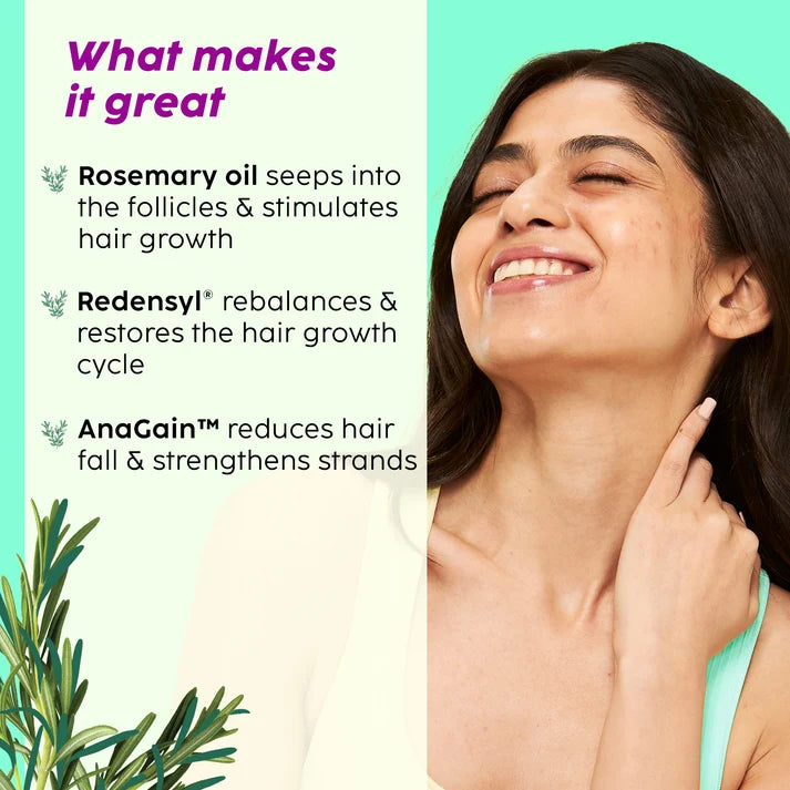 Oranic Extract Rosemary Advanced Hair Growth Serum with 3% Redensyl
