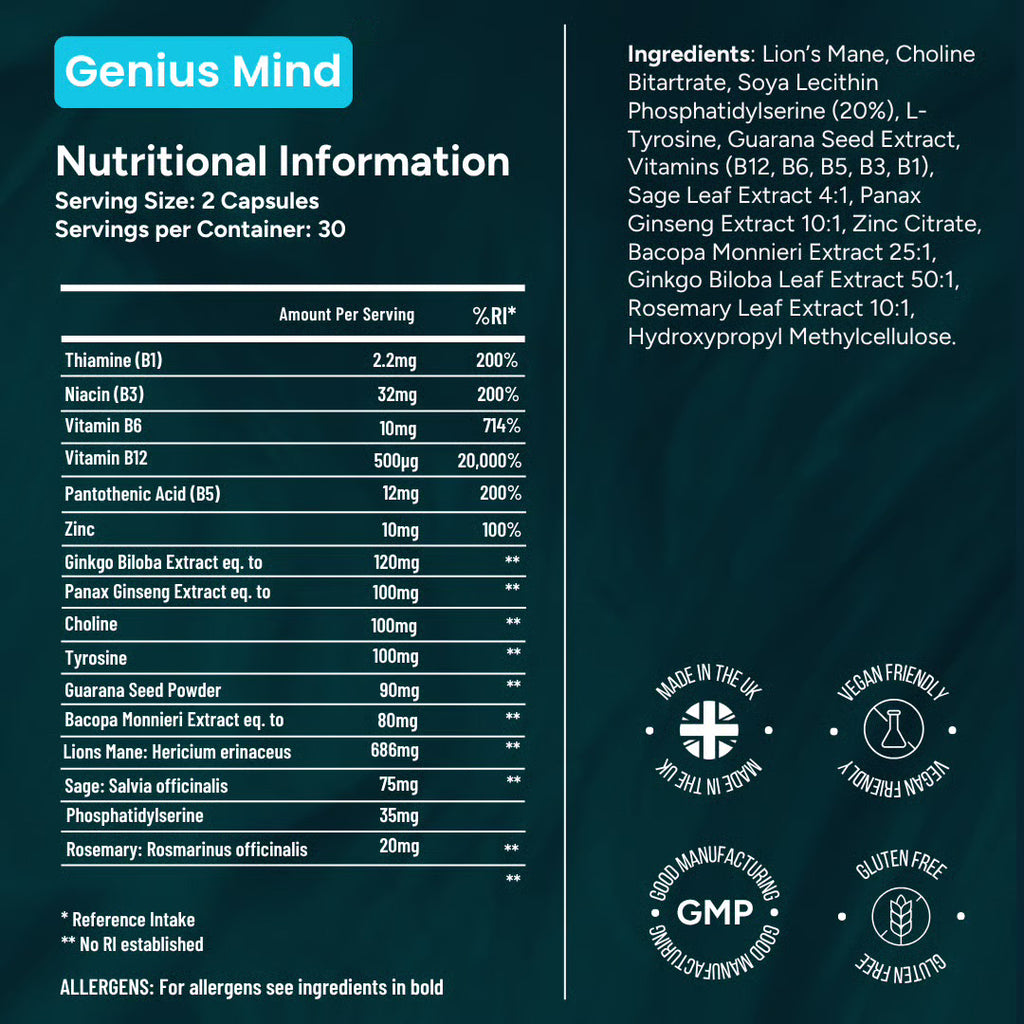 ORANIC EXTRACT® Sharpen Focus & Boost Mental Energy
