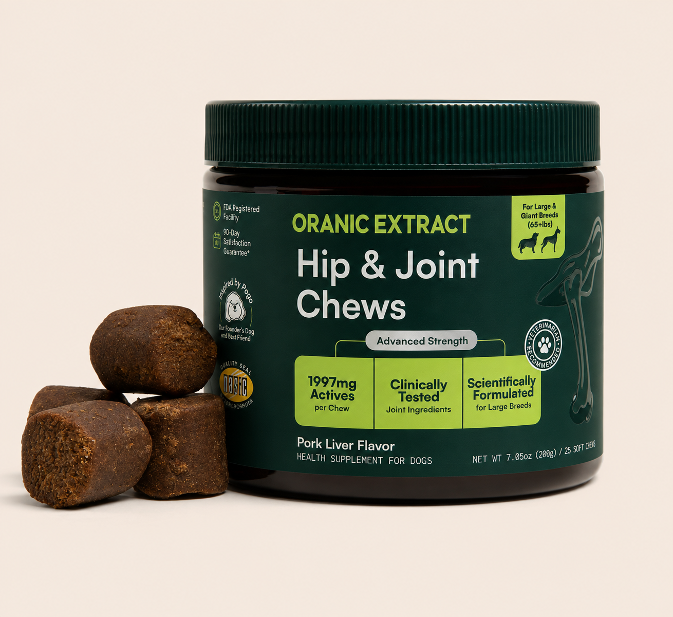 Oranic Extract Hip & Joint Chews