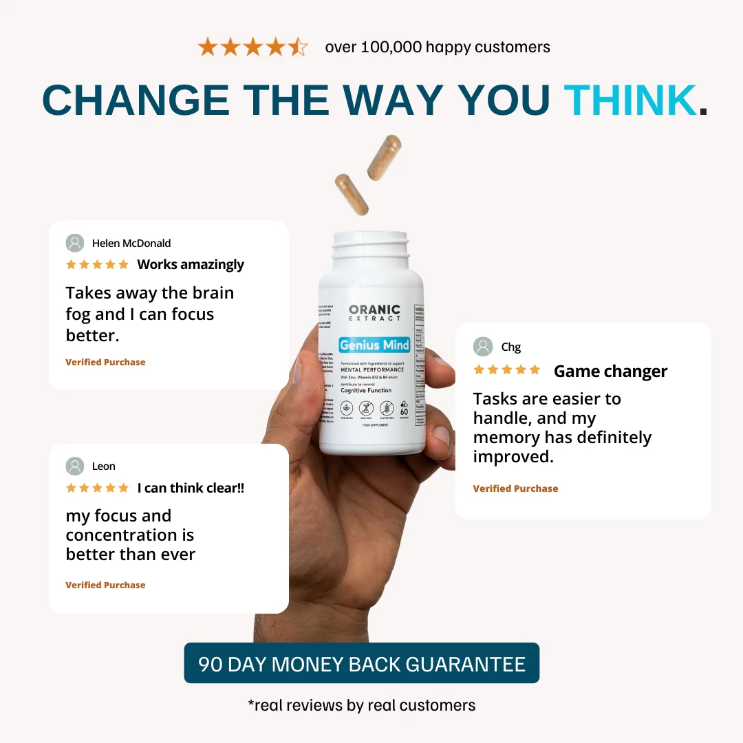 ORANIC EXTRACT® Sharpen Focus & Boost Mental Energy