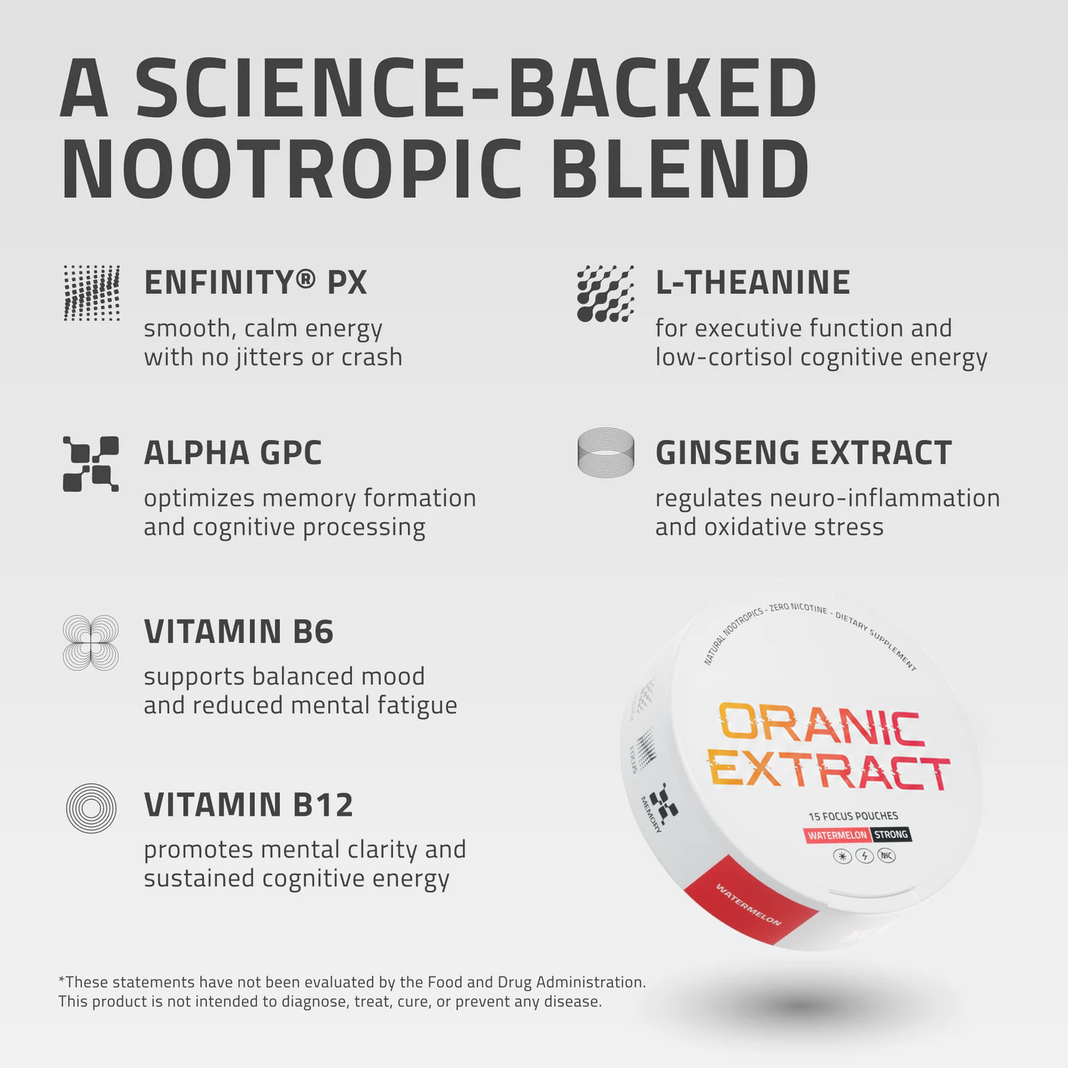 ORANIC EXTRACT® Focus Pouches