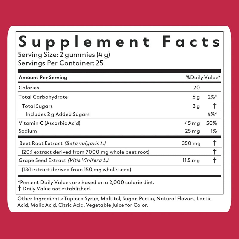 ORANIC EXTRACT® BEETS+ Gummies