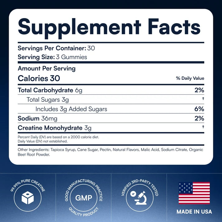ORANIC EXTRACT® Creatine Gummy