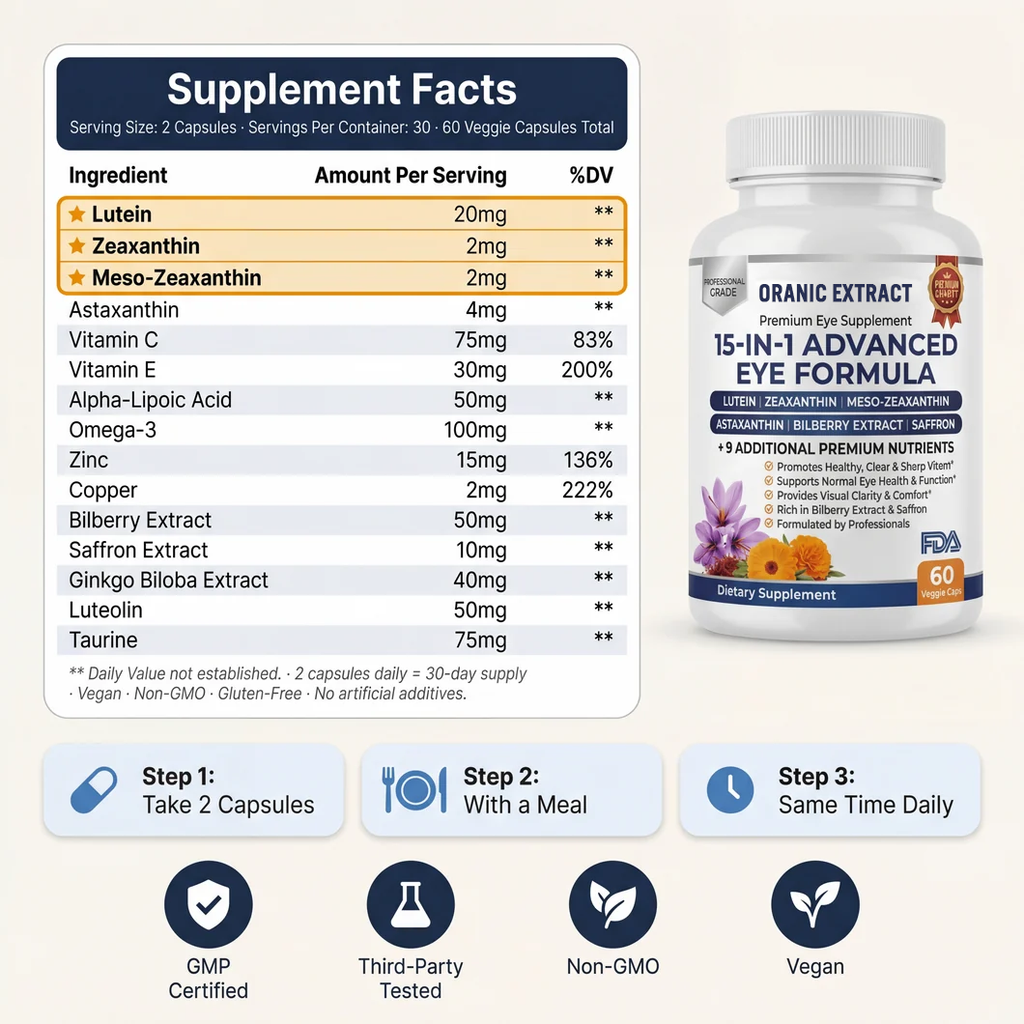ORANIC EXTRACT® 15-in-1 Advanced Eye Formula