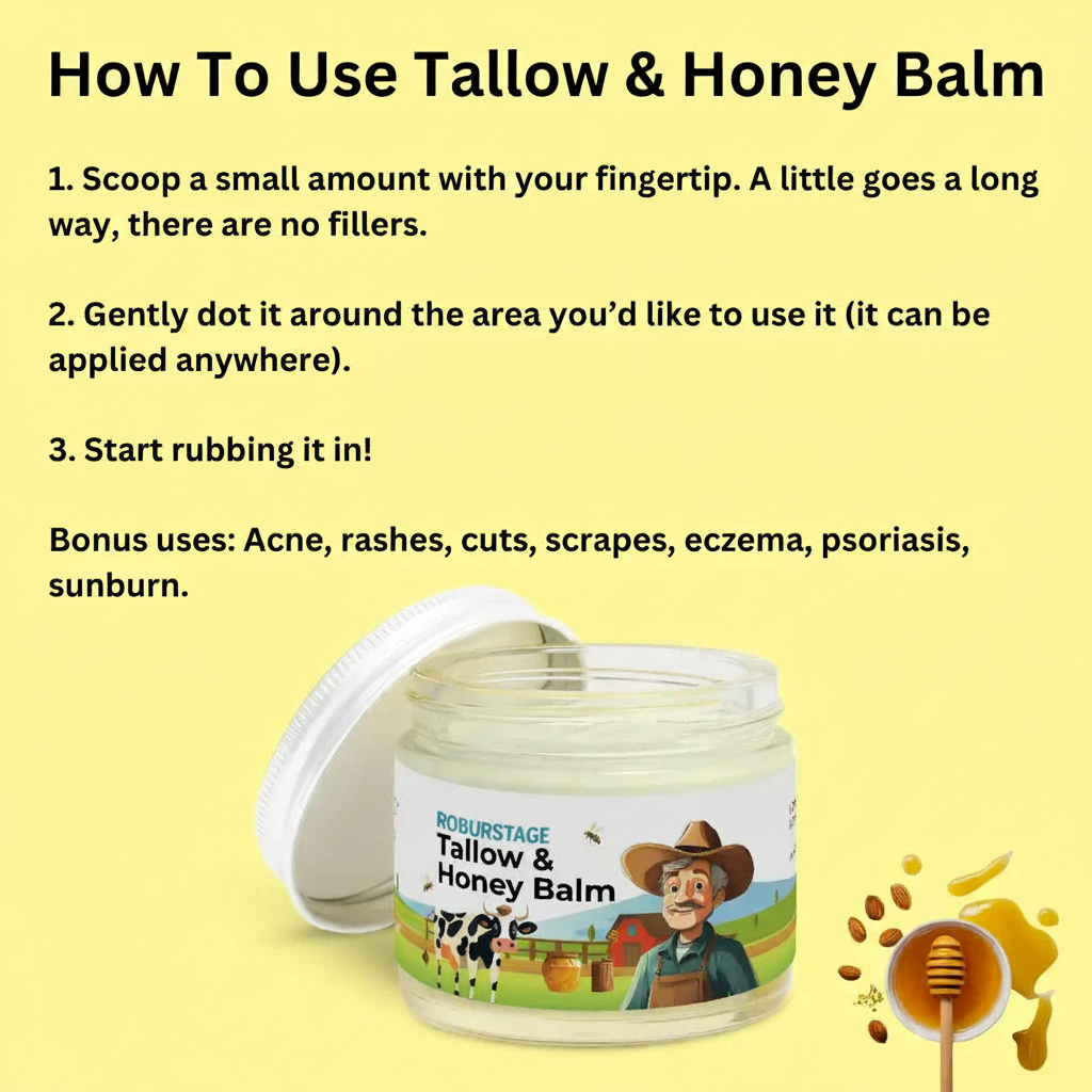 Roburstage Tallow & Honey Skin Balm
