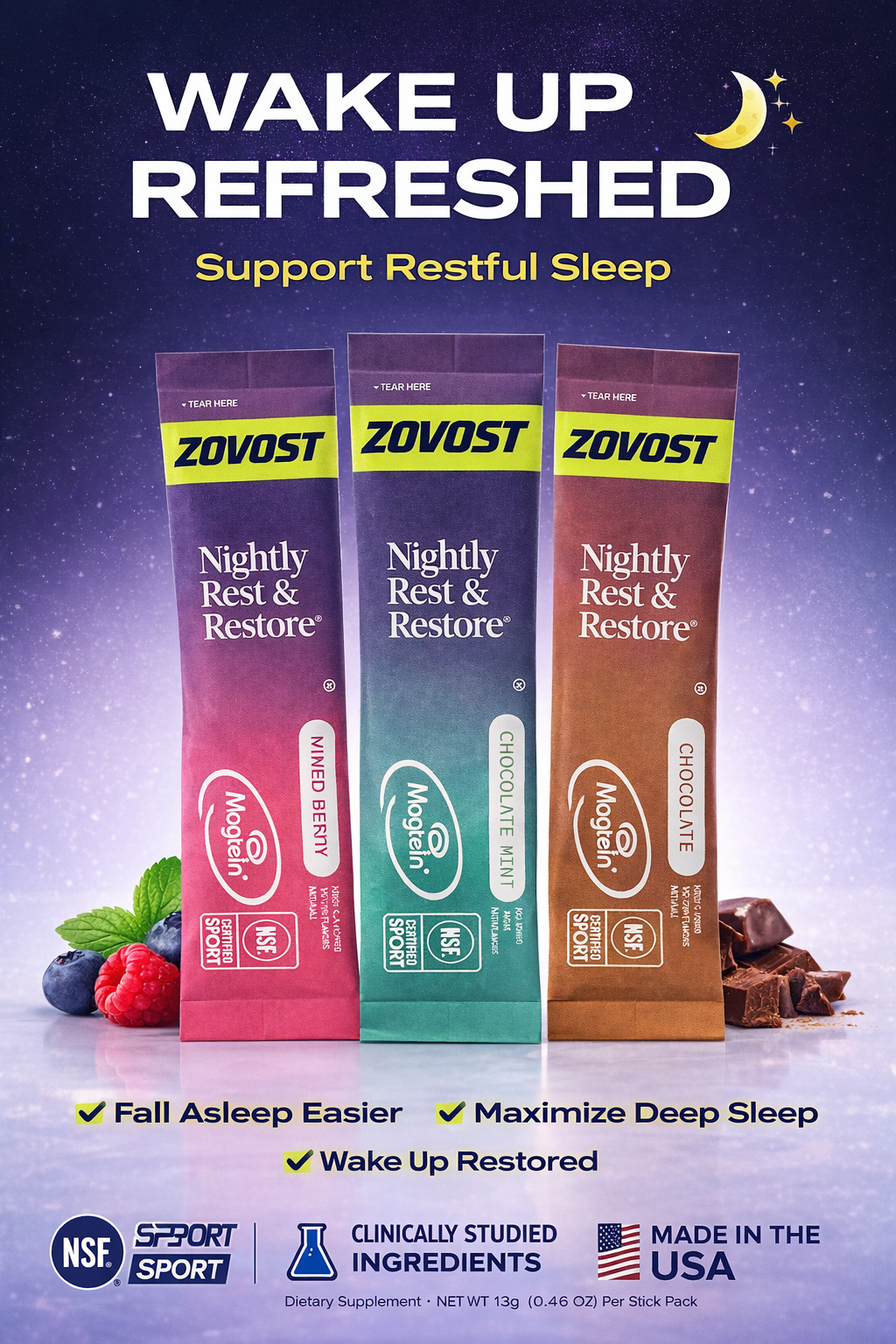 Zovost: Nightly Sleep Support